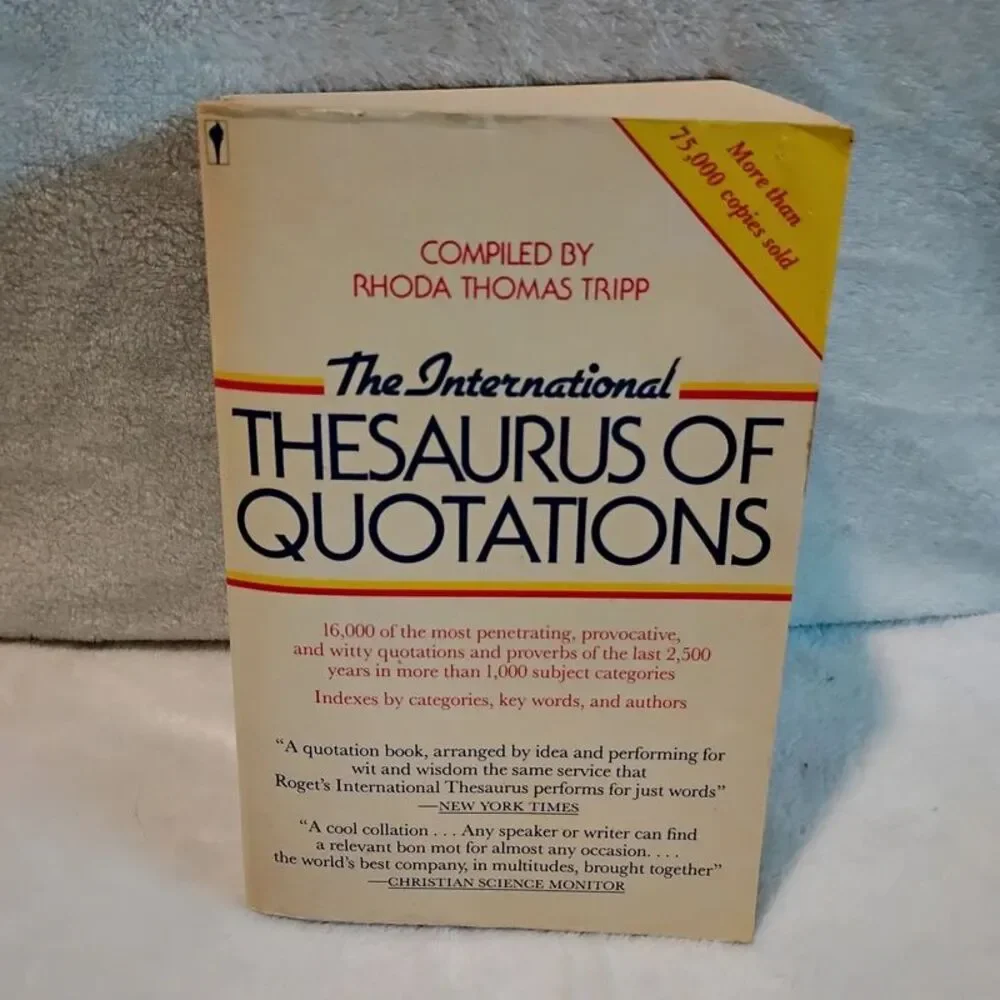 The International Thesaurus of Quotations paperbacl